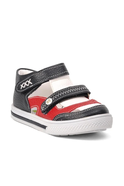 Ayakmod Lacivert Kırmızı Ortopedik Bebek Ayakkabı 009 B - 3