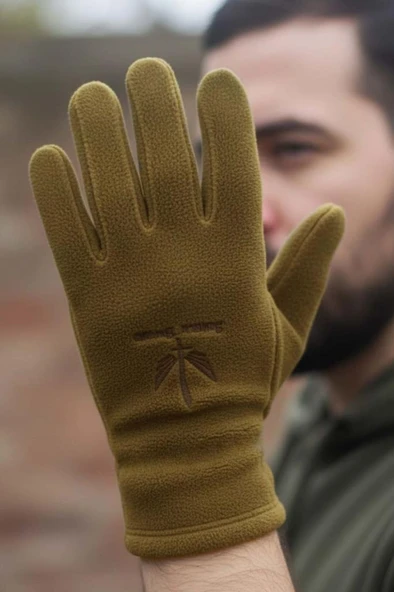 Single Sword Kadın&Erkek Yüksek Kalite Kışlık Polar Eldiven - Resim 2