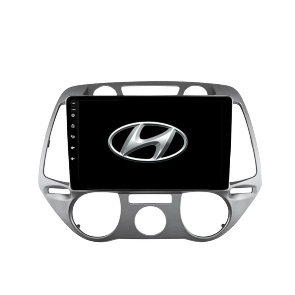 Hyundai i20 - Araç Multimedya Ekran - 6GB 128GB - Yuvarlak Analog - Silver - 2008 - 2012 - 9 Inch - UPG - MYWAY
