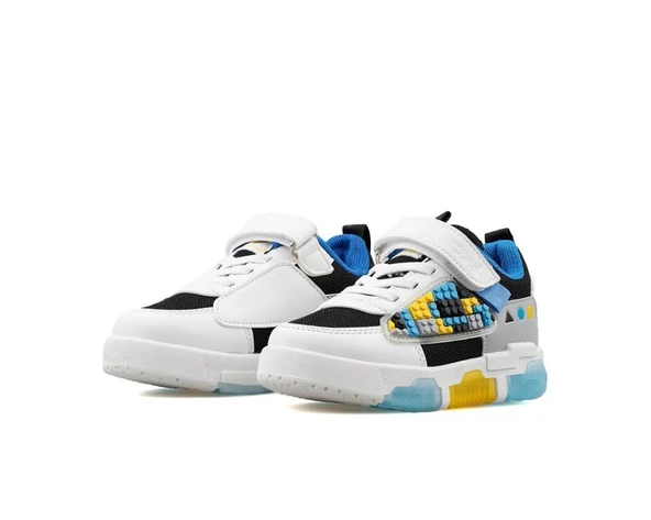 Cool Legos Erkek Çocuk Günlük Işıklı Sneaker Spor Ayakkabı - 6