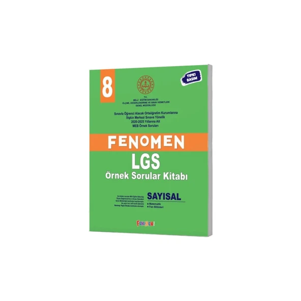 Fenomen Kitap Fenomen 8 MEB Sayısal Örnek Sorular