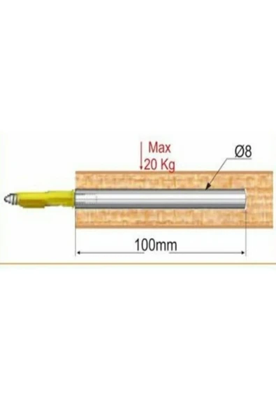 Duvar Rafı Parlak Beyaz Uçan Raf Mdf Gizli Bağlantılı ( 30 X 20 Cm) 18mm Kalınlıkda - 3
