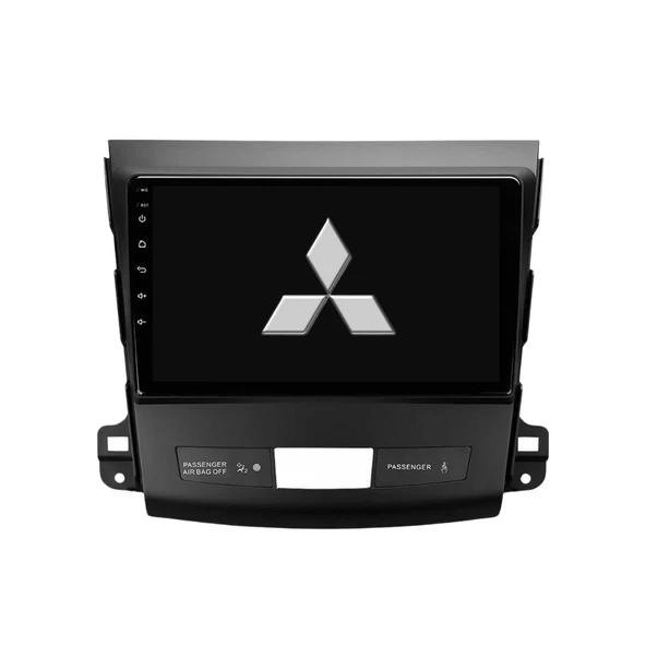 Mitsubishi Outlander - Araç Multimedya Ekran - 6GB 128GB - S - Black - 2008 - 2012 - 9 Inch - UPG - MYWAY