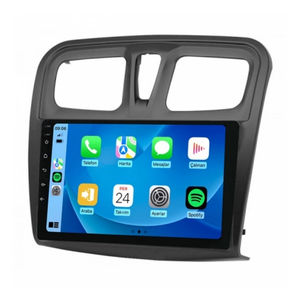 Renault Symbol - Araç Multimedya Ekran - 6GB 128GB - S - Black - 2013 - 2020 - 9 Inch - UPG - MYWAY - 3