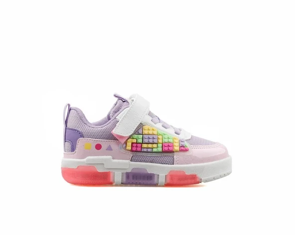 Cool Legos Erkek Çocuk Günlük Işıklı Sneaker Spor Ayakkabı - 12