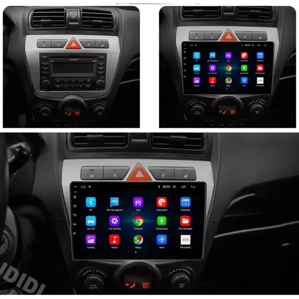 Kia Picanto - Araç Multimedya Ekran - 6GB 128GB - S - Silver - 2008 - 2011 - 9 Inch - UPG - MYWAY - Resim 5