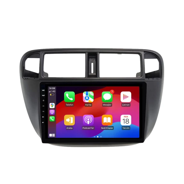 Honda Civic - Araç Multimedya Ekran - 6GB 128GB - IES - Black - 1996 - 2001 - 9 Inch - UPG - MYWAY - 2