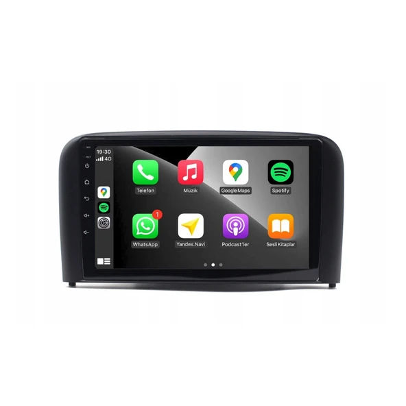 Volvo S80 - Araç Multimedya Ekran - 6GB 128GB - S - Black - 1999 - 2006 - 9 Inch - UPG - MYWAY - 3