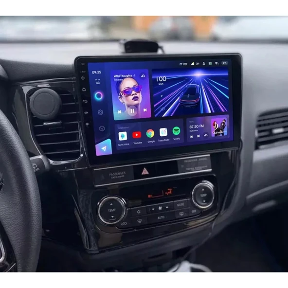Mitsubishi Outlander - Araç Multimedya Ekran - 6GB 128GB - S - Piano Black - 2013 - 2020 - 9 Inch - UPG - MYWAY - 4