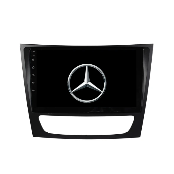 Mercedes E E Class W211 - Araç Multimedya Ekran - 6GB 128GB - S - Black - 2002 - 2009 - 9 Inch - UPG - MYWAY