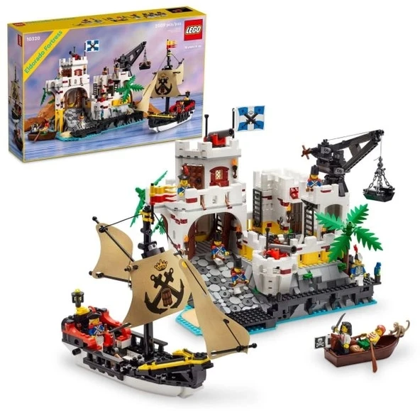 LEGO Icons Eldorado Kalesi Yapım Seti 10320 Multicolor