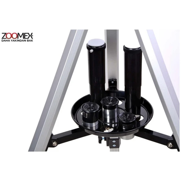 Zoomex 60F700TX Astronomik Teleskop 350X Büyütme - Taşıma Çantası HEDİYELİ - Eğitici ve Öğretici - 4