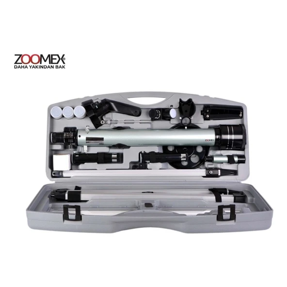 Zoomex 60F700TX Astronomik Teleskop 350X Büyütme - Taşıma Çantası HEDİYELİ - Eğitici ve Öğretici - 5