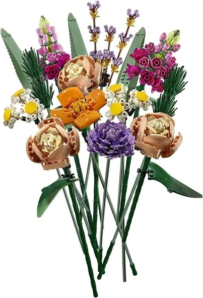 LEGO Icons Flower Bouquet (756 Pieces) - 8