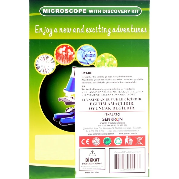 Zoomex MP-A450 Mikroskop Set - Eğitici ve Öğretici - Geleceğin Bilim İnsanı Olun! - 6