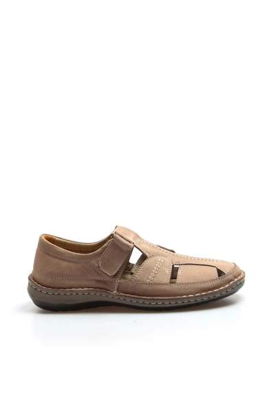 Hakiki Deri  Erkek Klasik Sandalet 662MA119B - 12