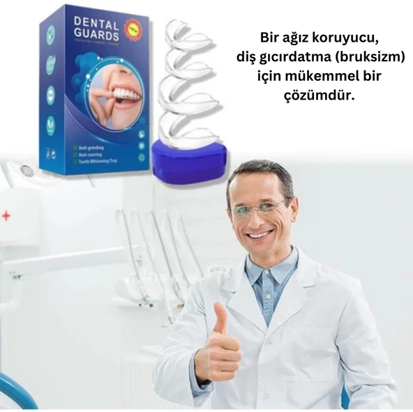 Dental Guards Gece Ağız Koruyucu, diş Gıcırdatma,çene Sıkma,bpa Içermez,rahat Uyku Için Özel Tasarım - 3