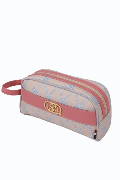PLTRS 24628  U.S. Polo Assn. Makyaj Çantası - Pembe