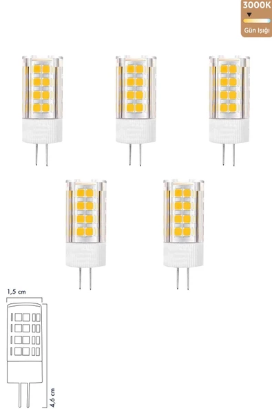 Smd Led Ampul 5 Watt G4 Gün Işığı ERD-267