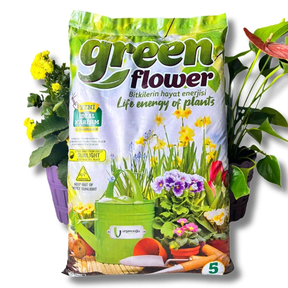 Organik ve Besleyici Saksı Toprağı Torf 5 Litre - 3