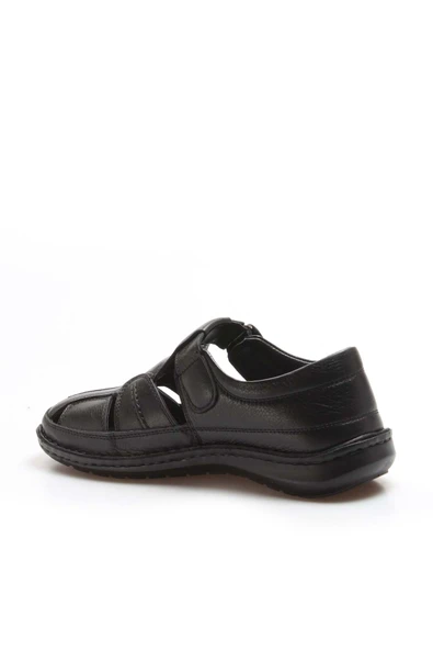 Hakiki Deri  Erkek Klasik Sandalet 662MA119B - 3