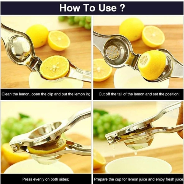 Paslanmaz Çelik Limon Sıkacağı - 3