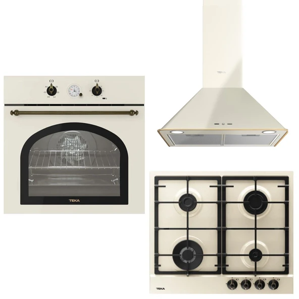 Teka Country Krem Ankastre Set (Dos 60.2 VN-GSC 64320 RBC VN-Hak 627 R VN)