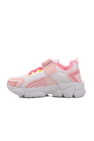Ayakmod Beyaz-Pembe  Çocuk Spor Ayakkabı A-36 P - 2