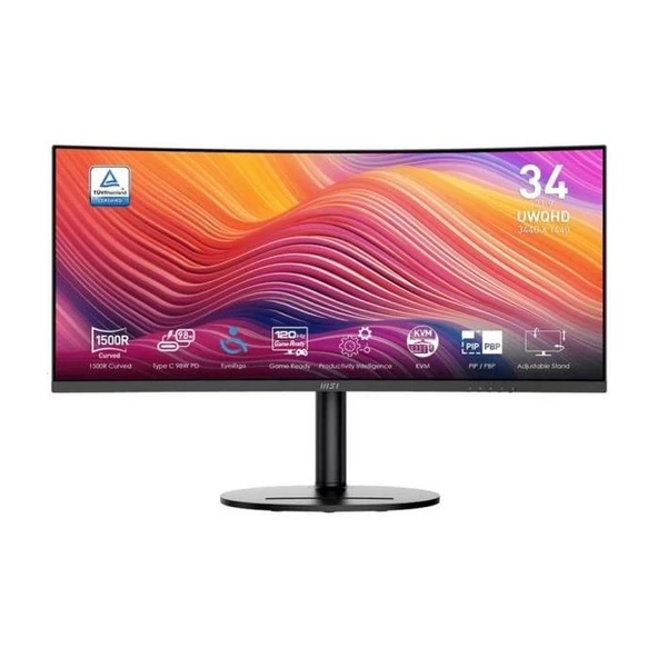 MSI Modern MD342CQP 34" 1 ms UWQHD Curved 120 Hz Oyuncu Monitörü