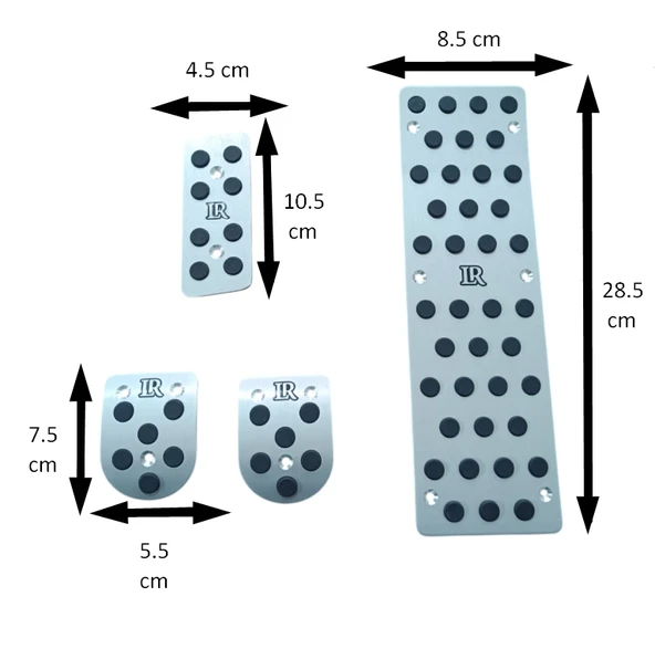 Golf 7 Manuel Pedal Seti 4 Parça Metal - 5