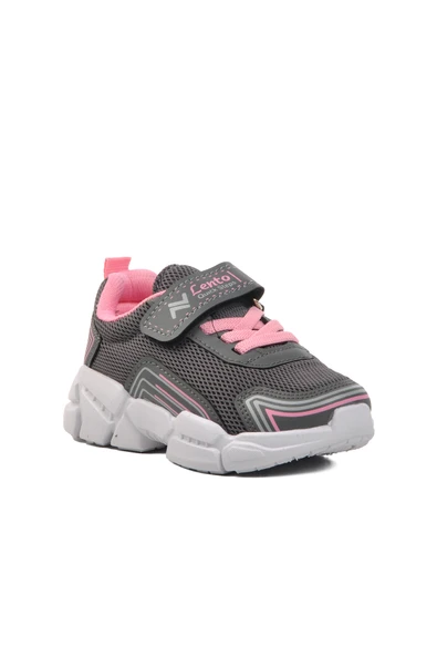 Ayakmod Füme-Pembe  Çocuk Spor Ayakkabı A-36 P - 3