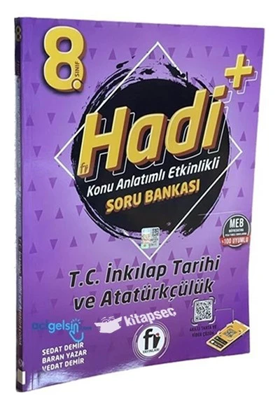 8. Sınıf T.C. İnkılap Tarihi ve Atatürkçülük HADİ Soru Bankası Fi Yayınları