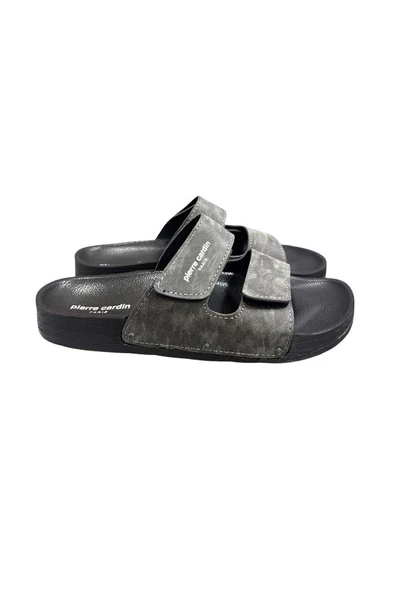 Pierre Cardin Çift Bantlı Cırtlı Anatomik Taban Erkek Terlik - 5