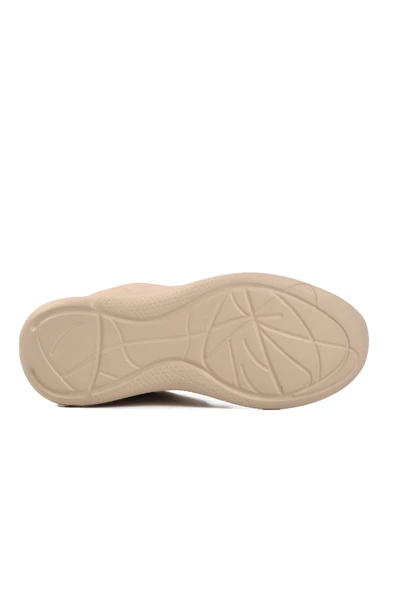 Ayakmod Bej Fileli Hafif Unisex Spor Ayakkabı Pasomia G - Resim 5