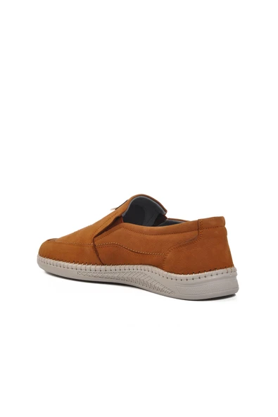 Ayakmod Taba Nubuk Hakiki Deri Erkek Casual Ayakkabı 619 M - 4