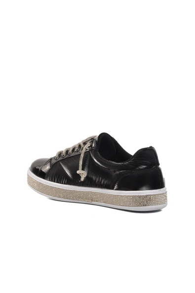 Ayakmod Siyah Rugan  Kadın Sneaker A201 Z - 4