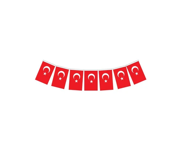 İpli 38'li Mini Türk Bayrağı 6x10cm - 2