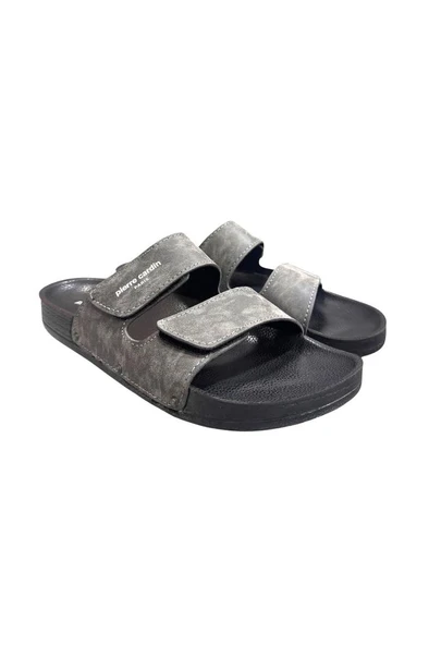 Pierre Cardin Çift Bantlı Cırtlı Anatomik Taban Erkek Terlik - 4