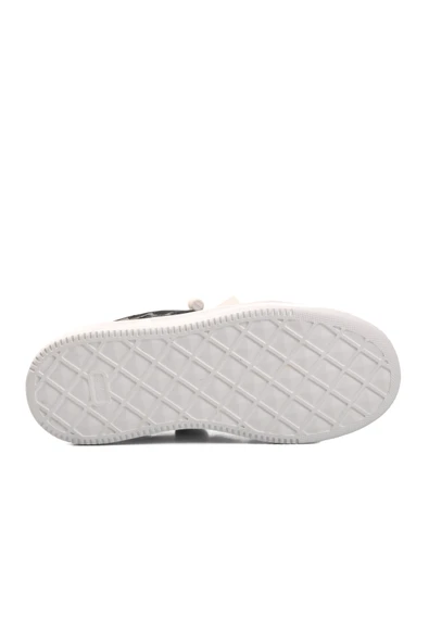 Ayakmod Siyah Gri Hakiki Deri Unisex Sneaker Premium 1306 G - 5