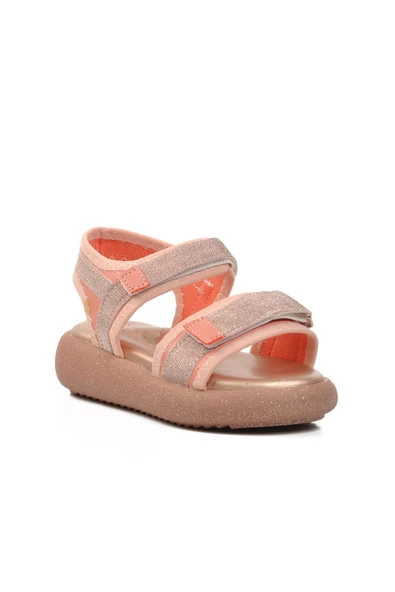 Ayakmod Pudra Ortopedik Kız Çocuk Sandalet 24-402 F - Resim 3
