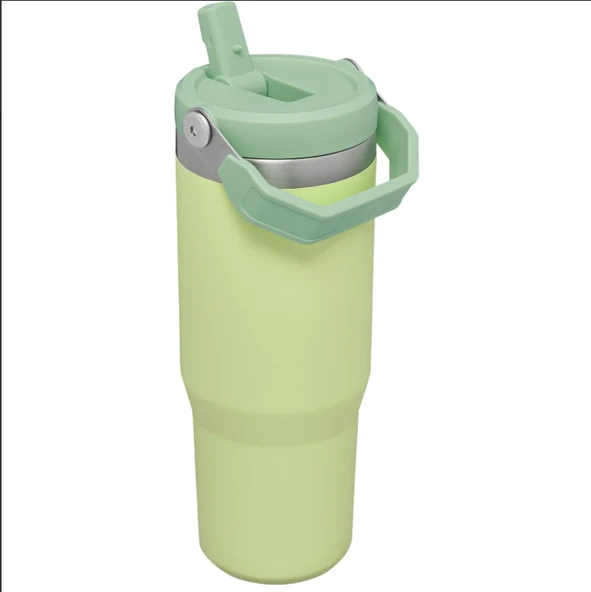 Stanley The IceFlow Flip Straw Pipetli Yeşil Termos 0,89 Lt - 2
