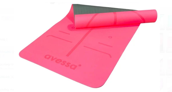 Avessa Tpe-30 Çift Renk Tpe Pilates Minderi Kırmızı