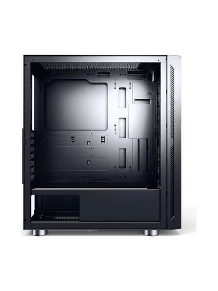 GameBooster GB-G3601B RGB Tempered Glass USB 3.0 Mid Tower Bilgisayar Kasası Siyah - 3