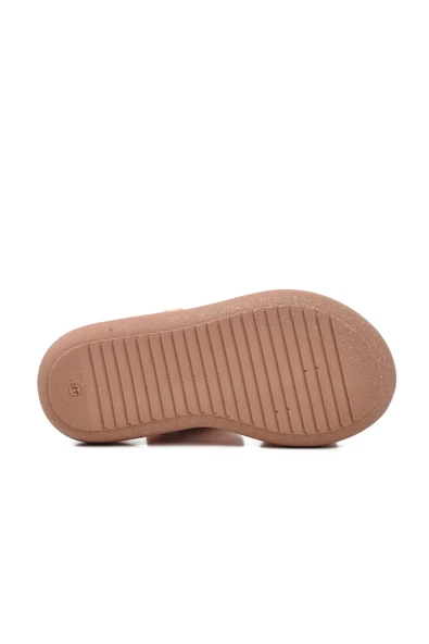 Ayakmod Pudra Ortopedik Kız Çocuk Sandalet 24-402 P - Resim 5