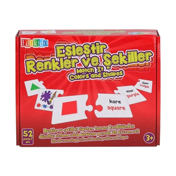 1001-CS Eşleştir Renkler ve Şekiller - 3