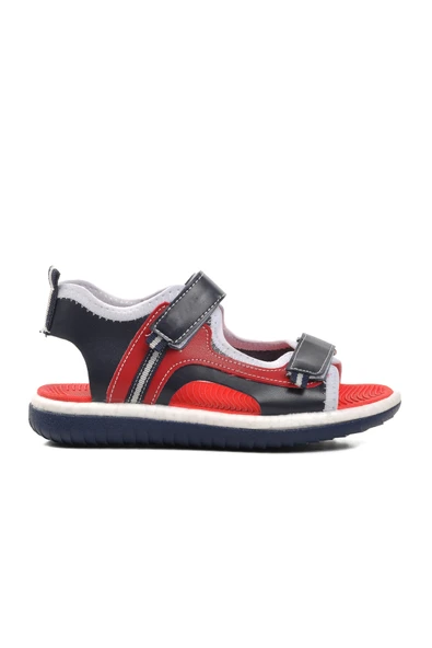 Ayakmod Kırmızı Ortopedik Erkek Çocuk Sandalet 24-996 F
