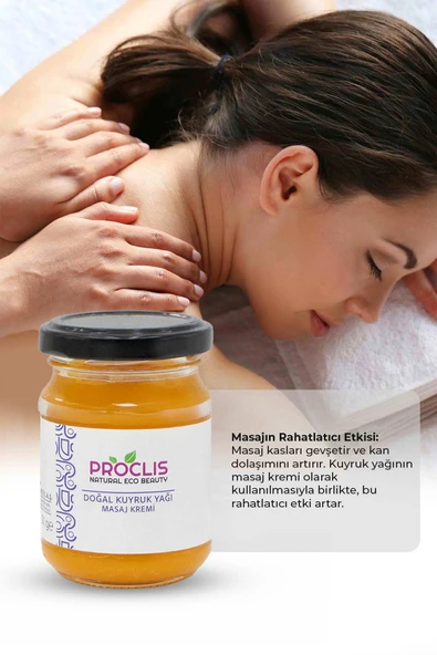 Doğal Ev Yapımı Kuyruk Yağı Masaj Kremi, Jojoba Yağı Hediyeli - 3