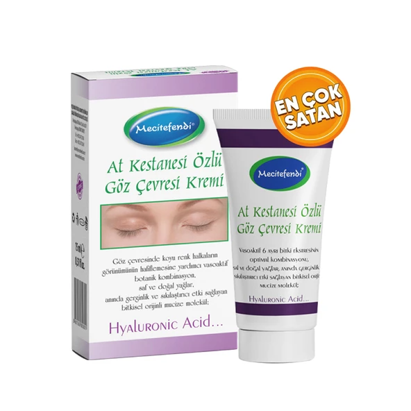 Mecitefendi At Kestanesi Özlü Göz Çevresi Kremi Hyaluronik Asitli (15 Ml.) - 1