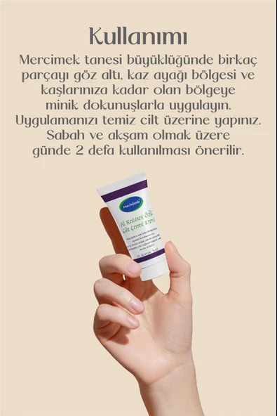 MECİTEFENDİ AT KESTANESİ ÖZLÜ GÖZ ÇEVRESİ KREMİ HYALURONİK ASİTLİ (15 ML.) - 2