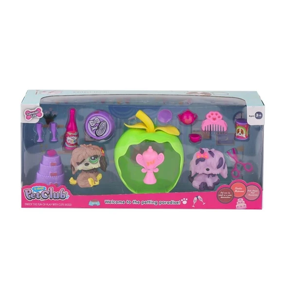 Nessiworld  KZL-CL2104 1-2  Elmalı Pet Star Pasta Aksesuarlı -Kızılkaya Oyuncak - 4